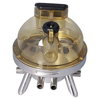 Complete Milking Claw Unit, 400ml Capacity, for Goat Sheep Cow, Stainless Steel Claw, PC Clear Top Cover, Faster and Efficient Milking, for Milking Machine and Milking Parlour