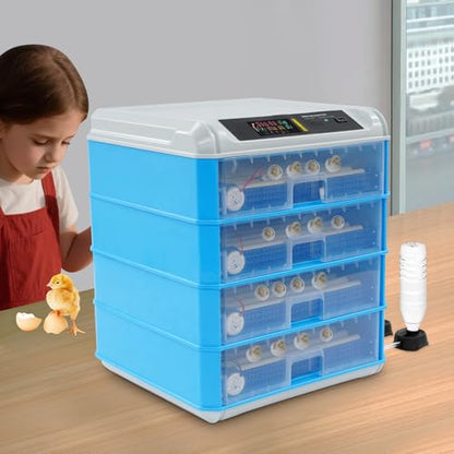 Automatic Egg Incubator, 80W 110V 240 Egg Incubator, Poultry Hatcher Machine with Automatic Egg Turning, Temperature & Humidity Control and LED Screen, Incubator for Chickens Ducks Birds (240 Egg) - size: 240 Egg