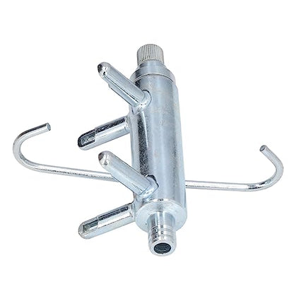 Milking Claw Cow Milking Machine Iron Milk Collector Milking Collector Piston Milking Cup Parts Accessories Diameter 16Mm Handling Supplies