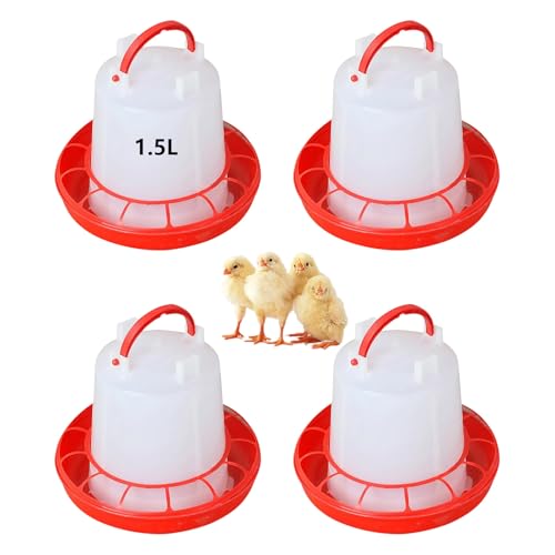 Poultry Feeder, Chicken Feeder and Waterer Set, Food Dispenser, Starter Kit, Baby Supplies - color: style5