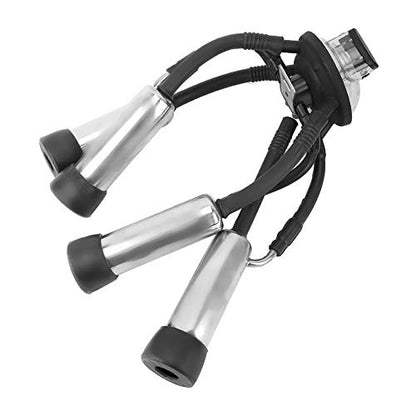 Milking Cluster, 240CC Cow Milking Claw Set, Stainless Steel Rubber Machine Replacement with Hook for Vacuum Pump Systems