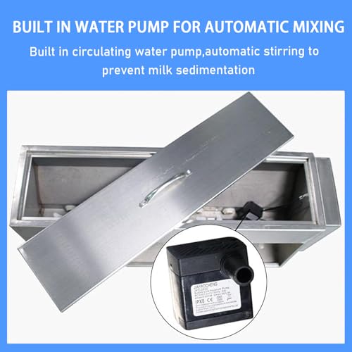 Automatic Pig Milk Feeding Machine | Piglet Milk feeders for Multiple Piglets Nipple | Piglet Feeder with Sound | 10/14 Nipple Silicone Piglet Feeding Station | for Lambs and Small Cattle (10 Heads) - size: 10 heads