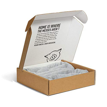 PIG Dryer-Safe Reusable Water Absorbent Sock - 2 Pack - 3" x 38" - Absorbs Up to 34 oz per Sock - Gray - PM50672 - color: Gray, style: 2-Pack