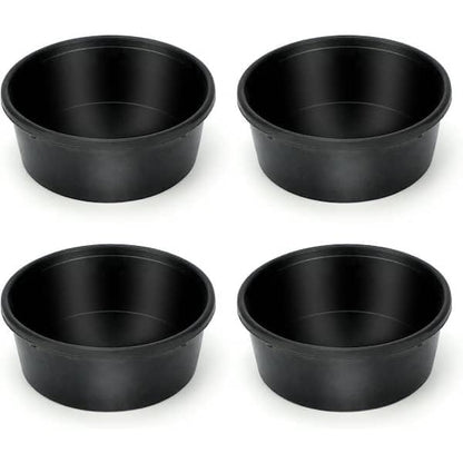 For Rubber Feeder Pan 4 qt. 1 gal. Utility Bucket Rubber Bowl Chicken Bath Livestock Water Bowl