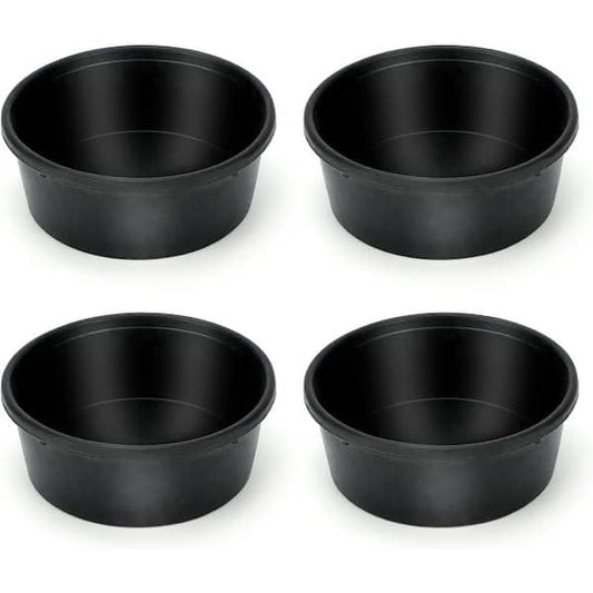 For Rubber Feeder Pan 4 qt. 1 gal. Utility Bucket Rubber Bowl Chicken Bath Livestock Water Bowl