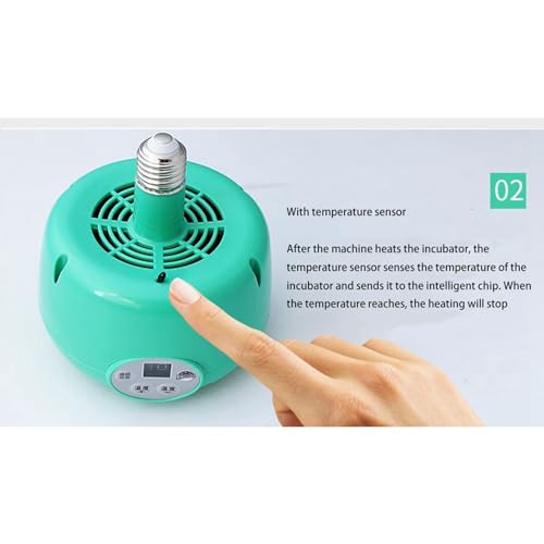 5X Heating Lamp Farm Animal Warm Light for Chicken Piglet Dog Pet Thermostatic Temperature Controller for Incubator