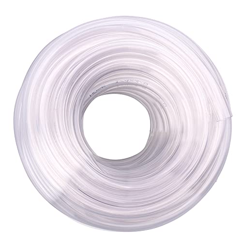 DERNORD PVC Tubing 1/4"ID X 3/8"OD Flexible Clear Vinyl Hose 25 Feet for Food Grade - size: 25 Feet, style: 1/4"ID X 3/8"OD