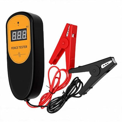Karlak Electric Fence Voltage Tester 13KV High Voltage Detector with Large Screen Display for Farm Ranch Use