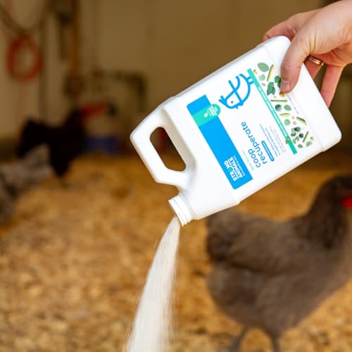 Strong Animals Coop Recuperate Eucalyptus & Lemongrass - Chicken Coop Refresher Containing Organic Eucalyptus & Lemongrass Essential Oils (2.5 lb jug, 2 Pack)