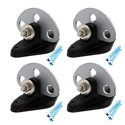 4 pcs pinlock insulators with 3 Point Gate Connector, Electric Fence Gate End