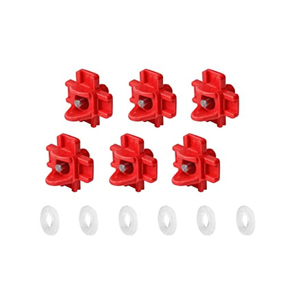 6Pack Horizontal Automatic Poultry Nipples - Easy Install Chicken Quail Duck Watering System