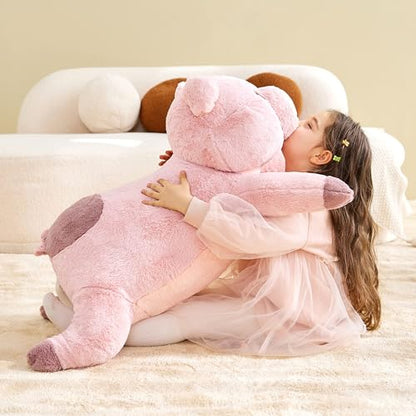 IKASA Giant Pig Stuffed Animal Plush Toy,30 Inches Large Toys Gifts for Kids Girls Boys Girlfriend Children - style: Pig