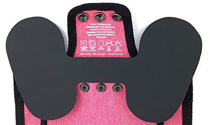 DOWN UNDER OUTDOORS Medium-Large Chicken Saddle with Adjustable Straps, Chicken Apron, Poultry Saver, Pet Supplies, Including Shoulder Cover (Pink) - color: Pink