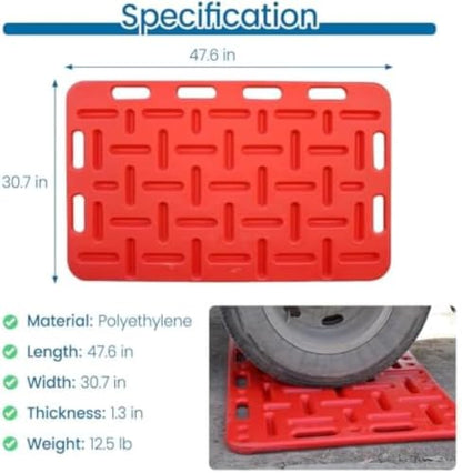 Lightweight Pig Sorting Panels, 30in 38'' 48 Inch Long Portable Livestock Sorting Panel for Farms & Ranches, One-Piece Molding Safety Hog Panels Easy to Hold & Carry - size: Large