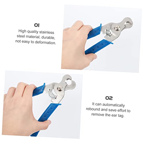 BESPORTBLE Elegant Design Ear Tag Pliers for Pigs Sheep Cattle Auto-springback Lightweight