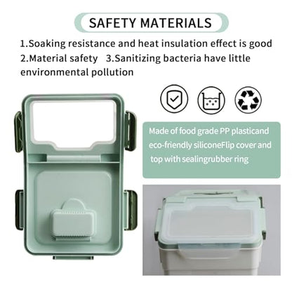 Large Flour Storage Container 25lbs, (4 Pack) BPA Free Rice Dispenser Bin with Locking Lid & Wheels, Measuring Cup, Scoop Kitchen Pantry Organizer for Flour, Rice, Grain, Cereal, Dog Food (Green) - color: 4Pack 25lbs Green