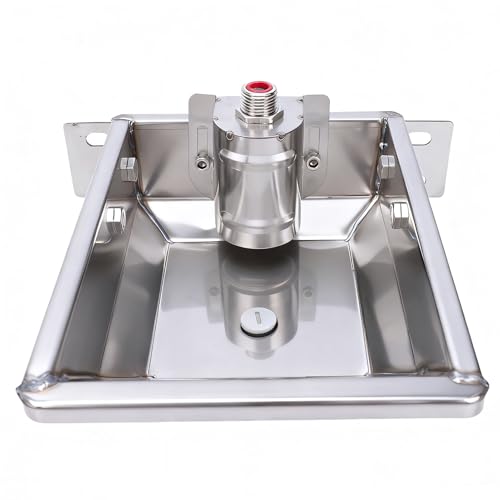 Rengue Automatic Cow Drinking Water Bowl, Stainless Steel Cattle Waterer with Float Valve for Farms and Livestock Animals