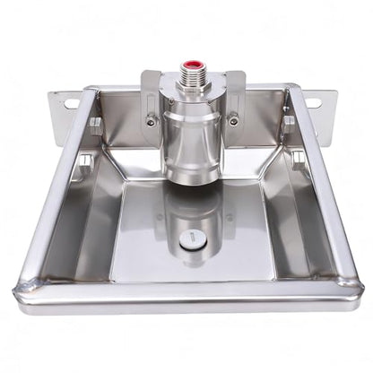 Rengue Automatic Cow Drinking Water Bowl, Stainless Steel Cattle Waterer with Float Valve for Farms and Livestock Animals