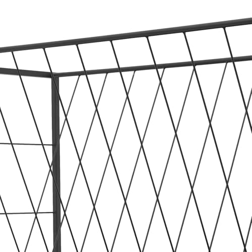 Pasture Hay Feeder, 50 Gallon Heavy Duty 2-in-1 Livestock Feeder, Large-Capacity Hay Feeder for Goat, Sheep, Cow, Horse 42.9 x 22.64 x 33.8In