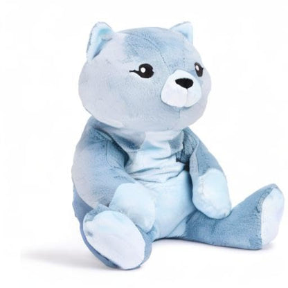 HUGIMALS Frankie the Cat 20 Inch 4.5 lb Heavy Cute Sensory Weighted Comfort Plush | Large Unscented Washable Self Care Calming Stuffed Animal for Kids, Teens and Adults - color: Frankie the Cat
