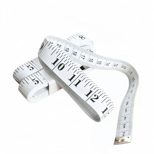 Upgraded 2-Pack Soft Tape Measure, 120-Inch & 300cm Extra Long & Wide, Dual-Scale Flexible Body Measuring Tape for Sewing, Weight Loss, Tailor - Easy-Read Large Numbers, Non-Stretch Vinyl Ruler