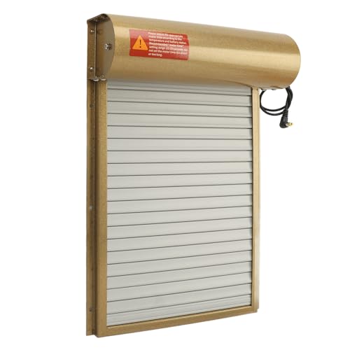 Chicken Coop Door Timing Mode Manual Mode Rugged LED Display Controller Auto Chicken House Door for Ducks Geese (US Plug) - color: Gold