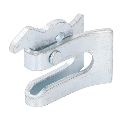 Pig Fence Latch, 5 Sets Galvanized Steel Plate Door Lock for Farrowing Bed Nursery Bed, with L Lock for Sturdy Secure Enclosure (Wall Thickness 4.5mm)