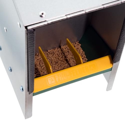 Olba B.V. Automatic Poultry Feeder with Lid, 2.5 kg