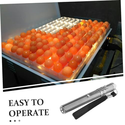 Gatuida Led Candler for Monitoring Fertilized Eggs Lightweight and Bright Incubator Light for Hatching Success