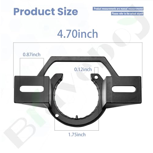 2 Pcs Ceiling Fan Mounting Bracket Ceiling Fan Mounting Kits 77059 Compatible with Ca-thedral Ca-nopy Living Room, Ceiling Fan Parts Black (Without Wire)