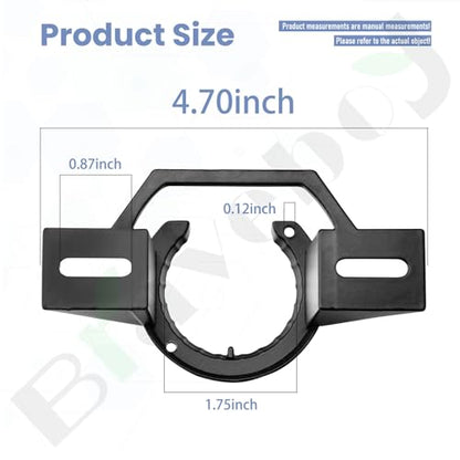 2 Pcs Ceiling Fan Mounting Bracket Ceiling Fan Mounting Kits 77059 Compatible with Ca-thedral Ca-nopy Living Room, Ceiling Fan Parts Black (Without Wire)