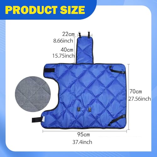 Calf Blanket for Cold Weather - Thickened Insulated Coat for Calves 35-90 kg (77-198 lbs) - Waterproof Oxford Material