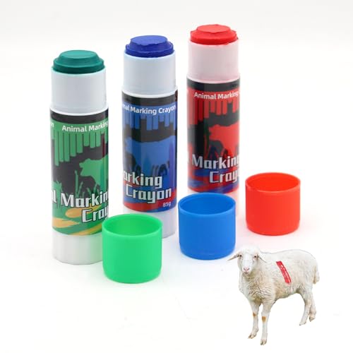 Livestock Marker,Livestock Maker for Pig,Cow,Goat(6 Pack,2 Red, 2 Blue, 2 Green) (6)