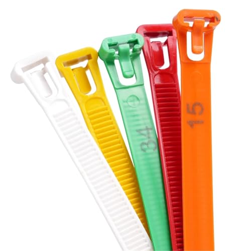 Chicken Leg Bands 300 Pcs Adjustable Chicken Foot Ring 8~28mm Turkey Goose Duck Poultry Rings Bird Carry Marking Cards(White) - color: White