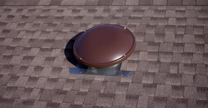 Master Flow GAF 1000 CFM Brown Power Roof Mount Attic Vent: Efficient Ventilation and High Airflow Capacity at the rate of 1,000 cubic feet per minute for attic spaces upto 1,600 square feet - color: Brown
