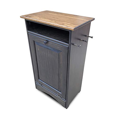Peaceful Classics Dog Feeder Station - Pet Food Storage Cabinet, Can Hold 35 Lbs of Pet Food (Mocha) - color: Mocha
