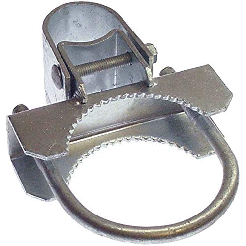 Chain Link Fence Bull Dog Gate Hinge-for 4" Outside Diameter Gate Post/Pipe & 1-5/8 Thru 1-7/8" Gate Frames-Galvanized Chain Link Post Gate Hinge-Hinge Nuts/Bolts Included - size: 4" Post - 1-5/8 & 1-7/8" Gate Frames