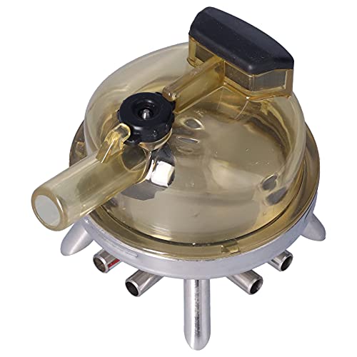 Milking Claw, 400CC Milk Collector, Strong and Sturdy, Safe, Stainless Steel Milk Claw with Straight Buckle for Farms, Medium Sized Centralized Milking Stations