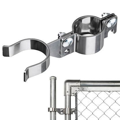 1-5/8" x 1-5/8" Chain Link Gate Latch Heavy Duty Stainless Steel Fence Gate Fork Latch Hardware with Padlock Hole 1pcs - color: 1-5/8"x1-5/8"