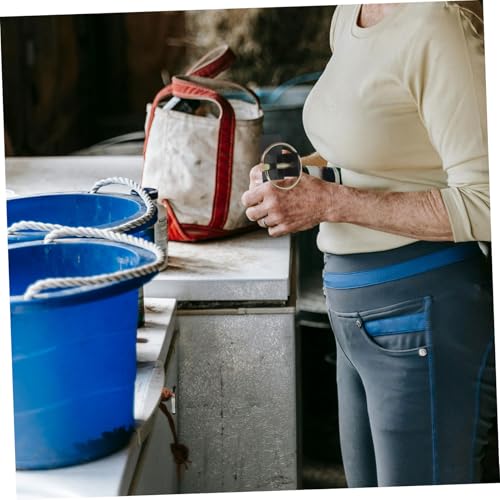 Cabilock Heavy-Duty Steel Livestock Bucket Hook with Quick Release and Pin for Feed Buckets in Horse Stables and Tack Rooms, Barn and Stable Supplies
