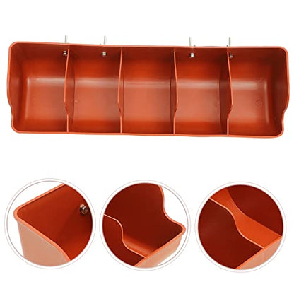 Plastic Pig Feeding Trough Compartment Design for Wet and Dry Food Feeding Tool for Pigs for Farm Supply and