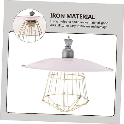 DOITOOL Insulation Lampshade Heat Lamp Reptile Dome Lamp Reptisoil Livestock Breeding Lamp Pet Grille