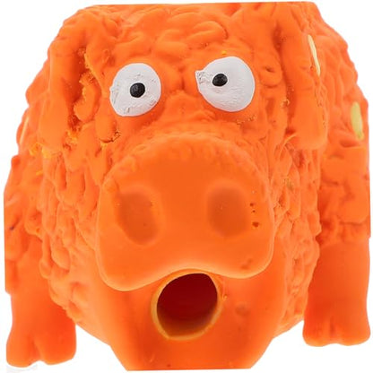 Pig Molding Dog Molar Squeaky Interactive Pet Chew Plaything for Puppies and Teething Engaging Design for Healthy Chewing and Mental Stimulation