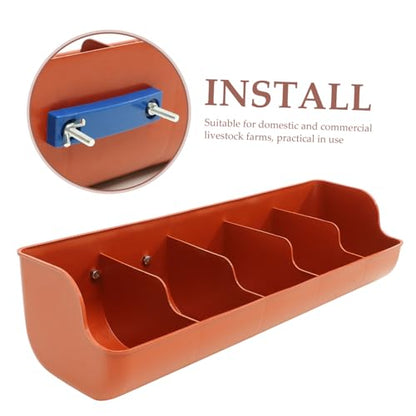 Plastic Pig Feeding Trough Compartment Design for Wet and Dry Food Feeding Tool for Pigs for Farm Supply and