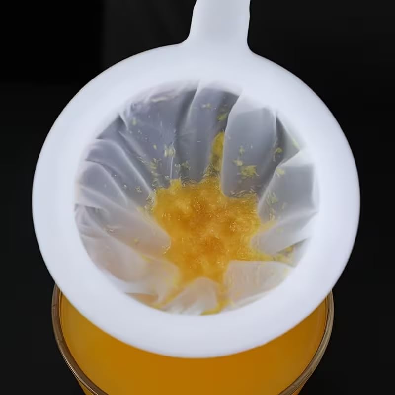 Mesh Filter 200 Mesh Polycarbonate PC Dispenser Strainer 1-Pack for Soy Milk Coffee Yogurt and Juices Easy Pour for Kitchen, 1PC