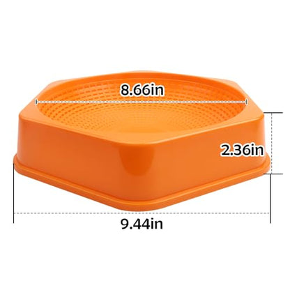 DQITJ 10 Pack Pigeon Nesting Bowl Bird Canary Anti Tip Egg Hatching House with Ventilation Holes for Home Farm (Yellow)