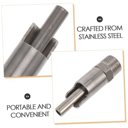 UPKOCH Stainless Steel Pig Waterer Nozzle Ergonomic -Splash Drinking Dispenser for Livestock Farms Automatic Nipple Waterer for Portable and Easy to Install
