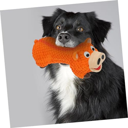 Cartoon Pig Dog Chew for Dogs Durable Molar Plaything for Teething and Interactive Play Prevents Furniture Damage and Supports Training