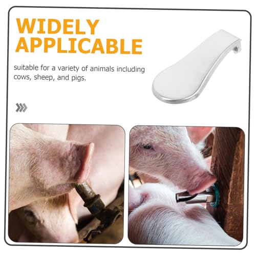 Sosoport Versatile Livestock Watering : Stainless Steel Auto Water Bowl for Cattle Sheep Pigs Effortless Use