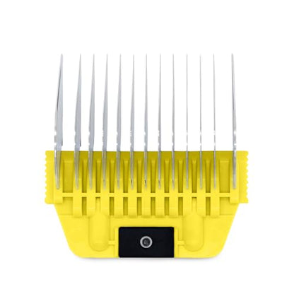 A Series Wide 16mm 5/8" Metal Comb - Professional Dog Grooming Blades for Smooth Coat, Durable and Precise for Trimming and Finishing, Compatible with A Series Clippers - size: A Series Wide 16mm (5/8") Metal Comb